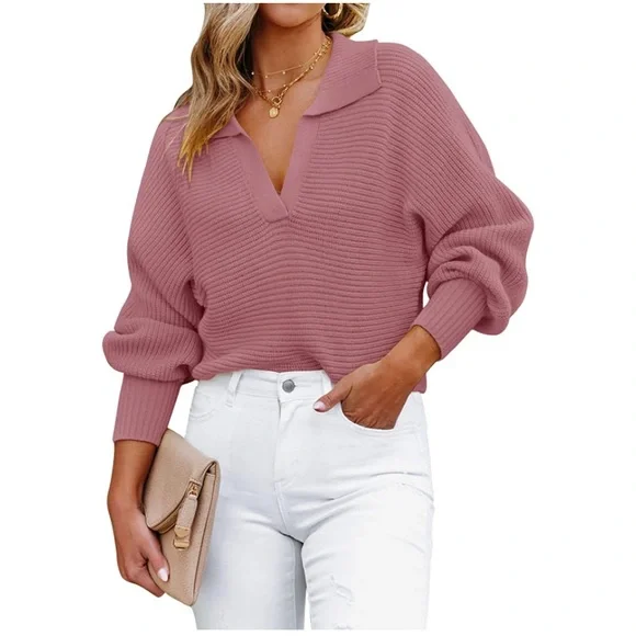 Womens hot sale mauve sweaters